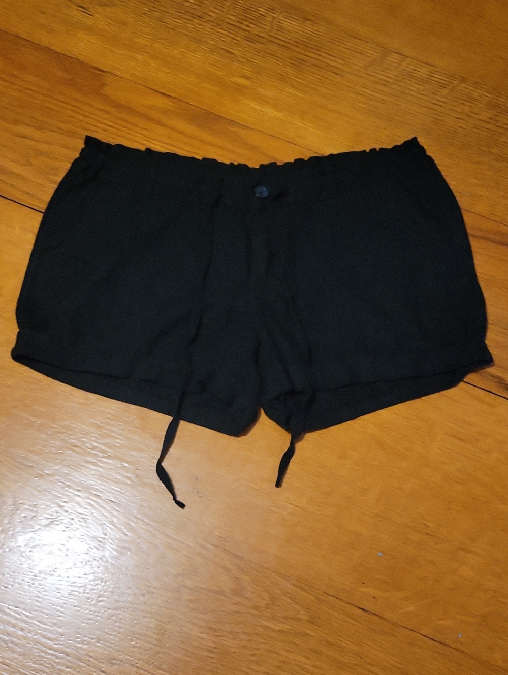 Old Navy Black Athletic Drawstring Shorts